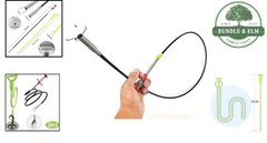 Sleek Black Drain Cleaning Tool with Bendable Design for Hard-to- Areas