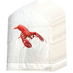 Lobster Bibs- 25 Disposable Bibs for Crawfish Boil, Seafood Fest, or Home…