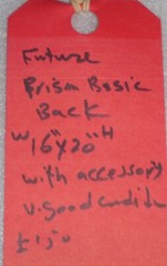 FUTURE PRISM BASIC BACK 16 X 20″ FOR WHEELCHAIR W/ ACCESSORIES GOOD CONDITION