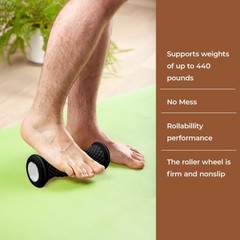 Foot Massager Roller – Portable Black