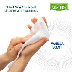 Clinical 3-In-1 Barrier Cream Cloth, 8 Count (1 Pack), 8 X 8 in Adult Wet Wipes,