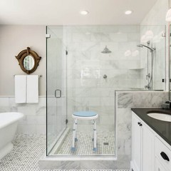 Shower Chair & Bath Rotating Stool for Elderly 360° Swivel Seat Safety Aid