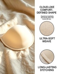 Serobela 3 Pairs 2.5cm Thick Removable Shoulder Pads for Womens Clothing | Sh…