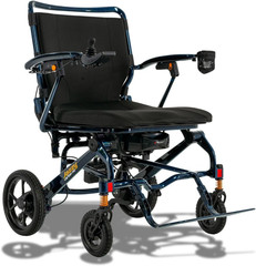 Jazzy Carbon HD Heavy-Duty Folding Travel Power Chair – 400 Lb. Wt. Capacity, 3.
