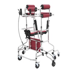 Female Rolling Walker for Elderly, Adjustable Height 8 Wheels Mobility Aid 220lb