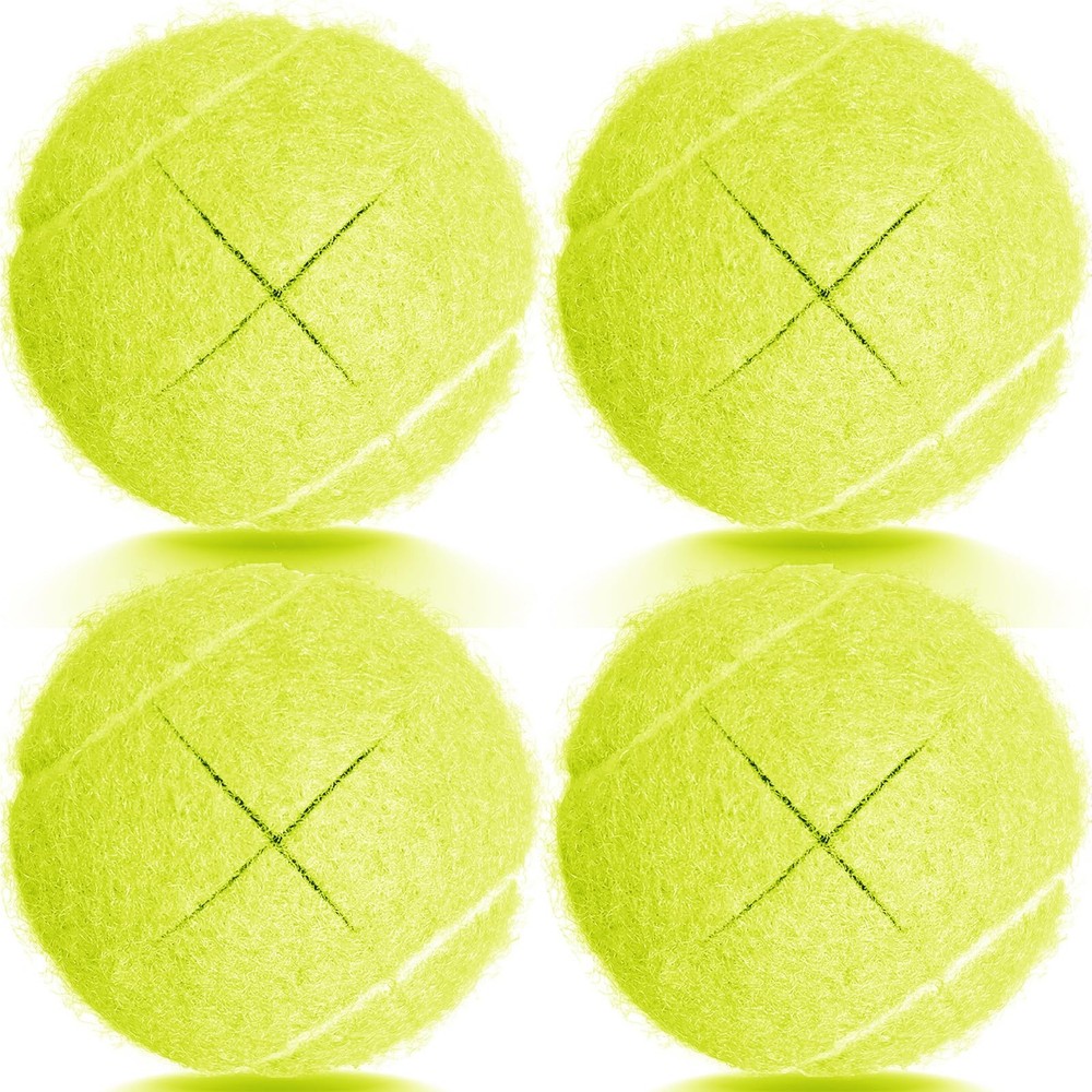 Tennis Balls for Walkers Pre Cut, 4Pcs Walker Standard, Yellow-4pcs