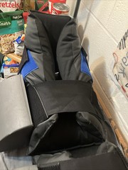 Drop foot boot, also known as an ankle-foot orthosis (AFO).