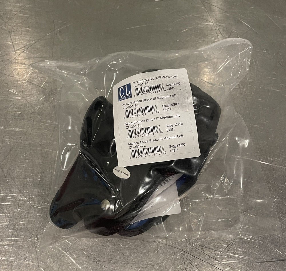 Comfortland CL-301-3-L Ankle Brace Accord III Left Medium NEW IN BOX!