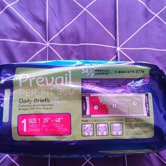 Prevail Per-Fit Unisex Incontinence Underwear – Medium Size, Bag of 20 (PF-512)