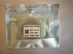 STERLIZED Pessary RING SIZE 3.75 INCH Utrine Prolapse Silicone 3 DAY DELIVERY