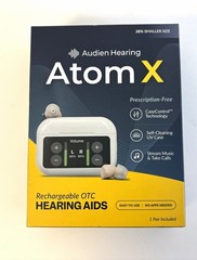 Audien Hearing Atom X Rechargeable Hearing Aids NEW