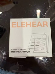Preowned ELEHEAR Hearing Aid Dryer and Dehumidifier box opened only