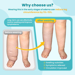 Adjustable Calf Foot Compression Wrap for Leg Support L Size