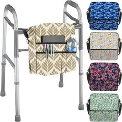 Vive Rollator Bag – Geometric Leaf
