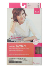Mediven Sheer & Soft COMFORT CALF HIGH 30-40 Compression CT SOCKS – NATURAL – I