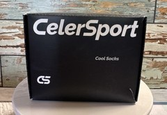CS CelerSport 2 Pk Baseball Soccer Softball COOLING Tube Socks Maroon Small NEW