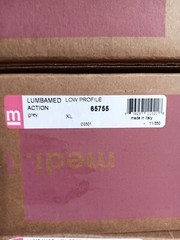 Compression Back Brace – Medi Lumbamed Action -Low- Adjustable Back Support -NIB