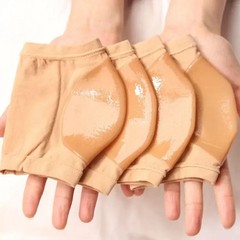 2pcs Heel Protective Cover Plantar Fasciitis Heels Socks Silicone Anti-Crack Moi