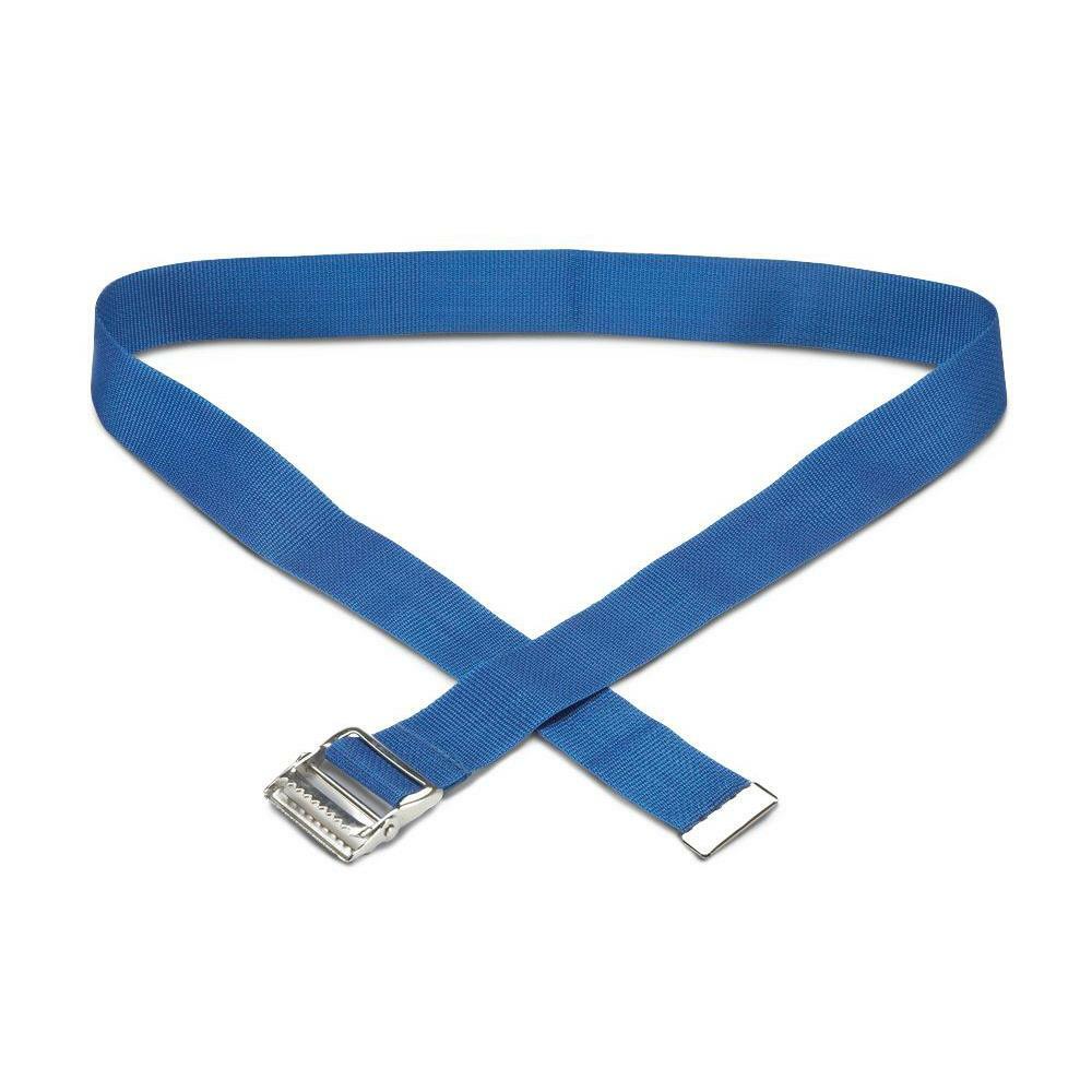 *1-Pack* Medline Polypropylene Gait Belt With Buckle Blue 2″ X 60″ MDT821207BLU