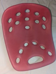 BackJoy Posture+ Ergonomic Seat Cushion Posture Support Red Black Used, Red