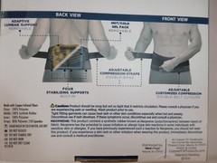Copper Fit Rapid Relief 3 in 1 Hot/Cold Therapy Back Support One Size NEW OpenBx