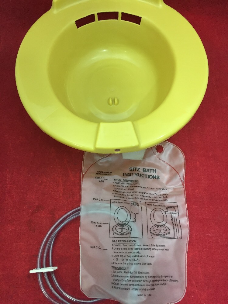 ONE NEW MEDICAL ACTION Sitz Bath With Bag Gold H990-05