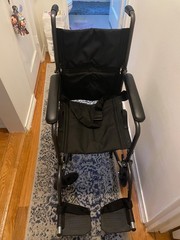 WHEELCHAIR- collapsible, used once (DRIVE Medical) safety