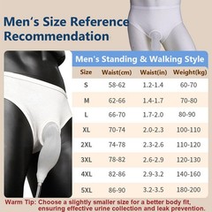 Urine Collection Bag Condom Catheters for Men Reusable Portable Silicone Urinal