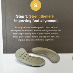 The Good Feet Store 3 Step Strengthener W462 Maintainer 7/362 Relaxer 32.5/262