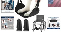 2 Pcs Wheelchair Leg Rest Footrest Hammock Adjustable Footrest Hanging Foot Slin