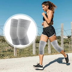Bamboo Knee Sleeve Elastic Compression Knee Brace Warm Breathable Pads XL