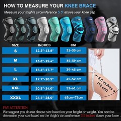 Advanced Knee Brace with Gel Pad & Side Stabilizers – Pain Relief & Comfort