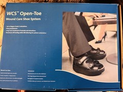Brand New DARCO WCS™ Open-Toe Wound Care Shoe System LEFT SHOE ONLY