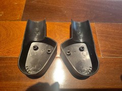 FRONT CASTER CAP COVERS SHROUDS RED PLASTIC JAZZY SELECT 6 POWER WHEELCHAIR PART