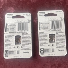 Energizer Size 312 Brown AZ312DP-8 Hearing Aid Batteries Exp Date 10/2027