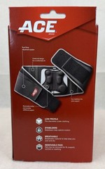 3M ACE Deluxe Back Stabilizer Lumbar Support Adjustable Back Brace Black.