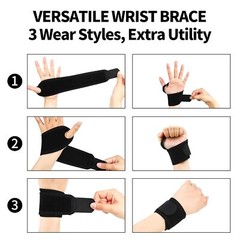 Wrist Hand Brace Support Carpal Tunnel Sprain Arthritis Gym Splint Left / Right