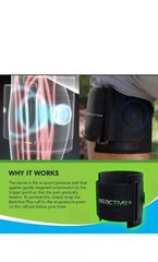 (2 Packs) BeActive+ -Instant Relief Acupressure Calf Brace-Sciatica & Back Pain