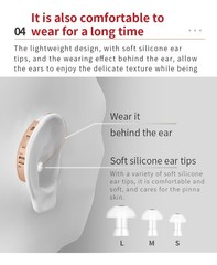 Jinghao Hearing Aids for Seniors: Rechargeable BTE Noise Cancelling Amplifier, P