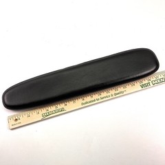 Permobil 18” 3G ARMREST ARMPAD INSERT black leatherette arm pad.