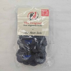 Happy Feet The Original Foot Alignment Sock Size Medium 90% Cotton Charcoal Gray