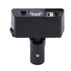2-Electric Chair LED Light Mounted With 3 Pin XLR Head USB Charging Port