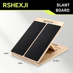 Wooden Slant Board for Calf 15.5″ x 13.3″, Wood-basic Incline