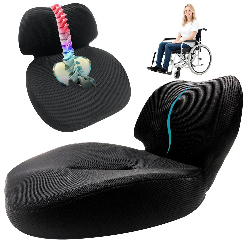 Memory Foam Seat Cushion for Office Chair, Wheelchair Cushions,Hemorrhoid Pil…