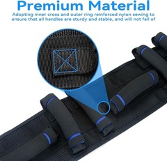 Gait Belt for Seniors Transfer Belt Handles Quick Release Patient Lift