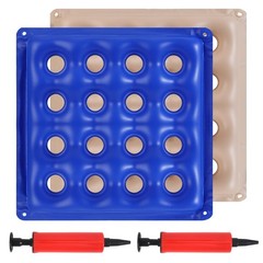 2Pack Inflatable Seat Cushions, Pressure Relief Waffle Cushion, Ideal for Lon…
