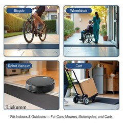 1-3/4″ Rise Rubber Threshold Ramp, 1500 Lbs Load Capacity Threshold Ramps for…