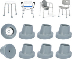 Shower Chair Leg Caps – Heavy Duty Replacement Feet for Shower Stools Bath Seat,