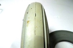 Pneumatic Treaded Tire, 8″ X 1 3/4″ (200×44), Light Gray Non-Marketing # 163-107