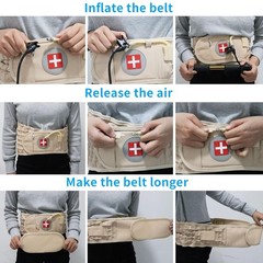 Decompression Belt Back Brace Lumbar Spinal Support & Extender Belt Air Traction